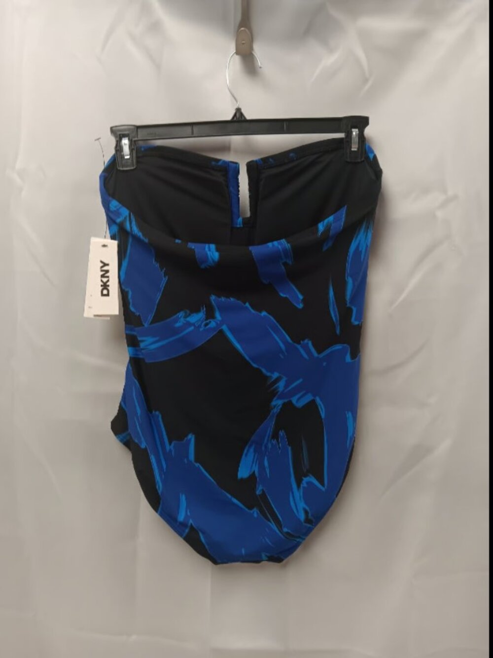 Women's Blue Swimsuit DKNY Size XL NWT (rack6v) - Picture 4 of 6